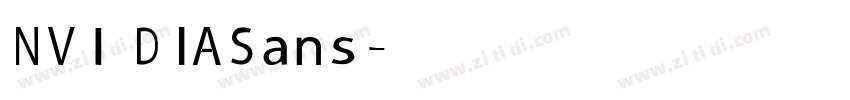 NVIDlA Sans字体转换